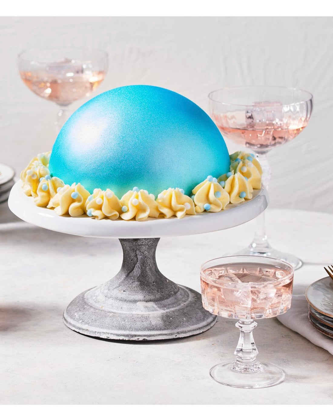 Funcakes metallic Spray babyblau