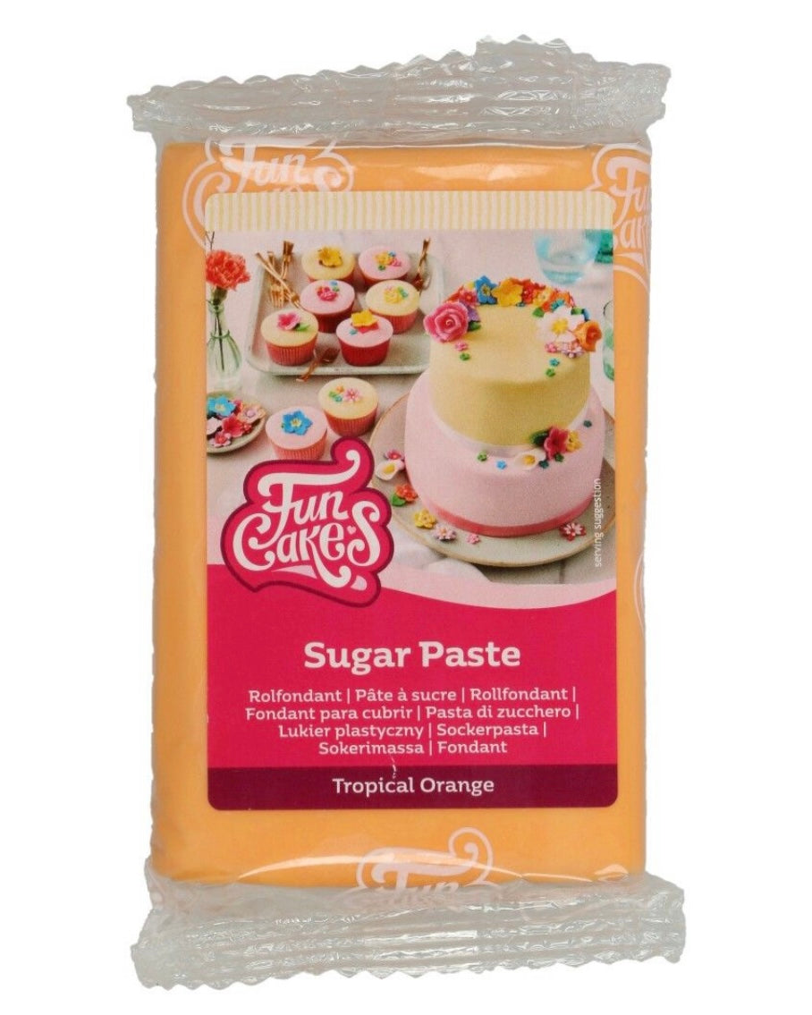 Funcakes Fondant Tropical Orange 250 g